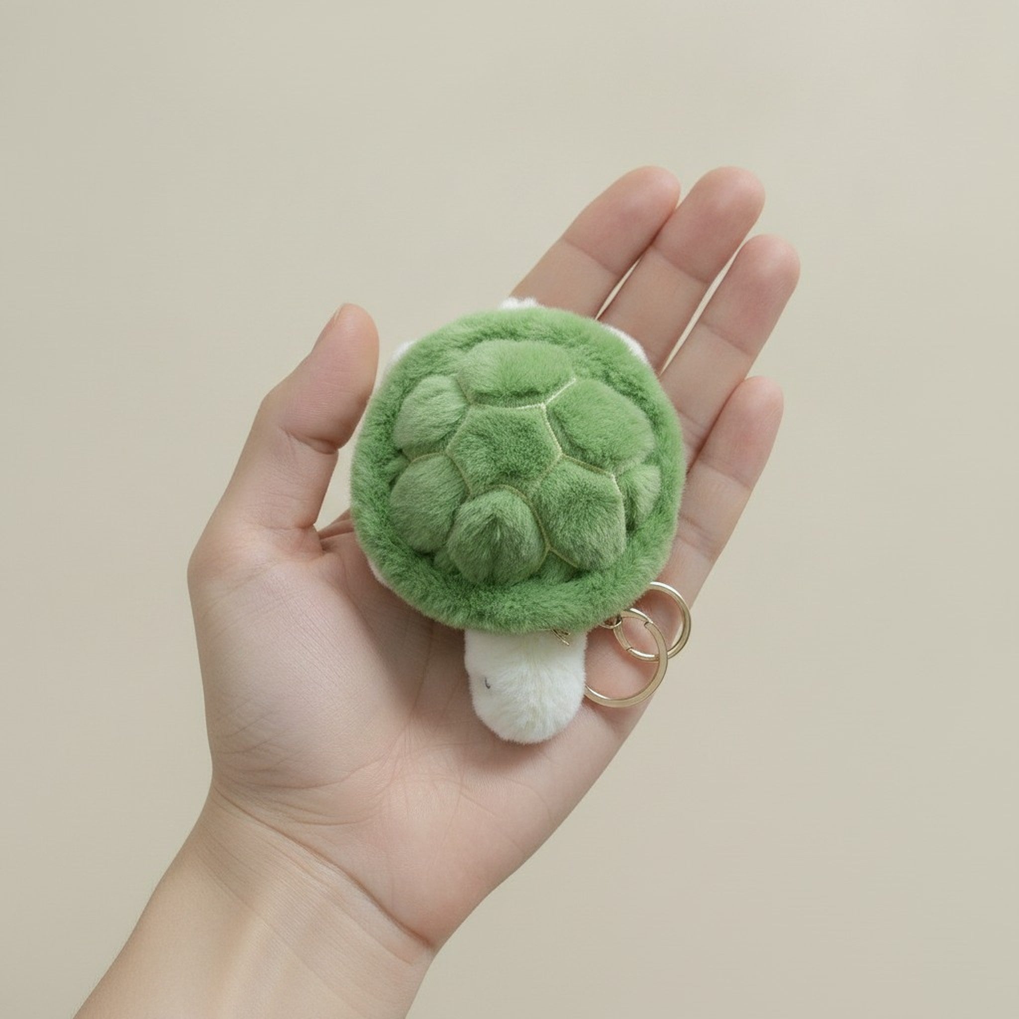 Soft Plush Turtle Keychain Bag Charm – novelty & toys (view 3)