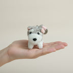 Cute Plush Schnauzer Dog Hair Tie – hair accessories (view 3)
