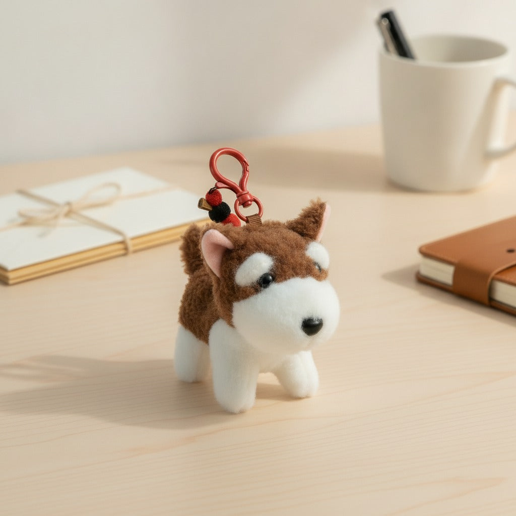 Dog Plushie Keychain Charm – novelty & toys (view 2)