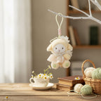 Adorable Lamb Plush Charm – novelty & toys (view 2)