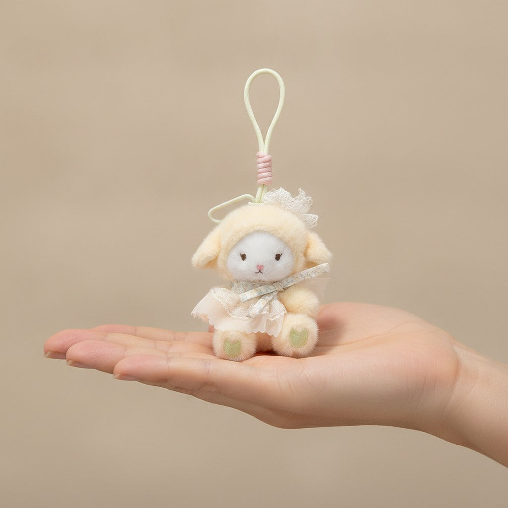 Adorable Lamb Plush Charm – novelty & toys (view 3)