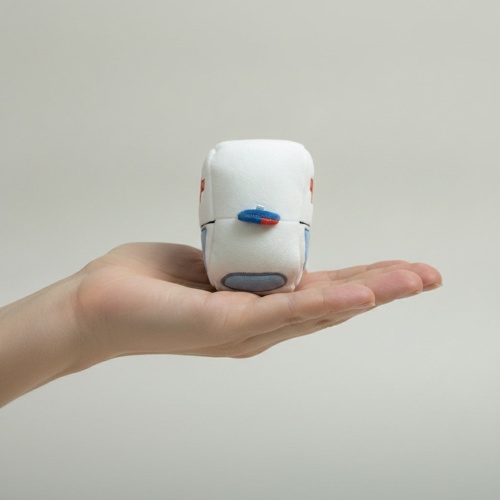 Robot Character Mini Plush Keychain – novelty & toys (view 3)