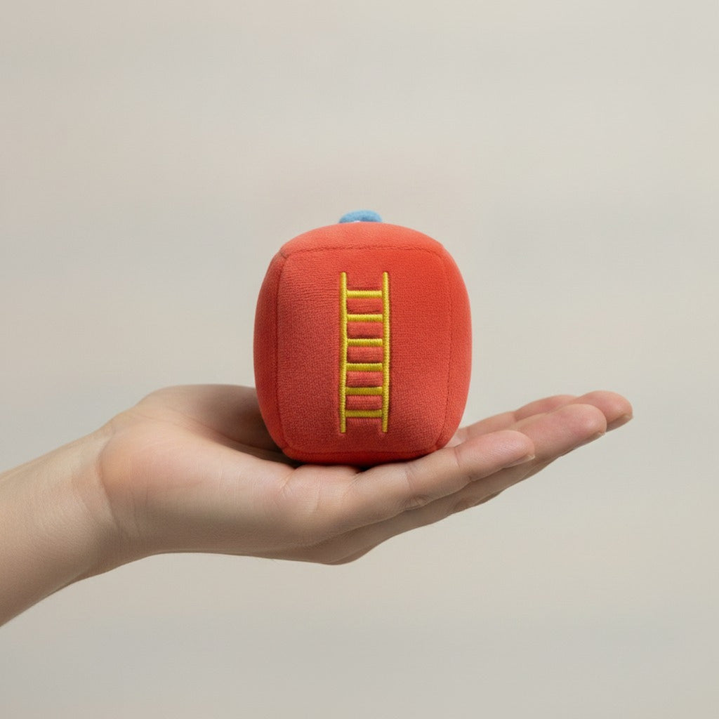 Cute Fire Truck Mini Plush Toy – novelty & toys (view 3)