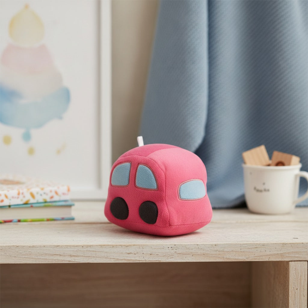 Plush Block Car Toy – novelty & toys (view 2)