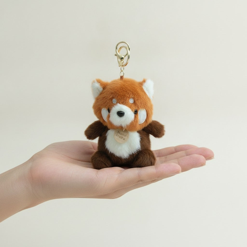 Red Panda Plush Keychain – novelty & toys (view 3)