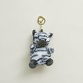 Fluffy Zebra Plush Keychain – novelty & toys (view 1)