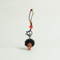 Cute Curly Hair Doll Keychain – novelty & toys (view 1)
