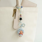 Playful Curly Hair Doll Keychain – novelty & toys (view 2)