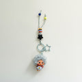 Playful Curly Hair Doll Keychain – novelty & toys (view 1)