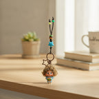 Cute Doll Hamburger Keychain Charm – novelty & toys (view 2)