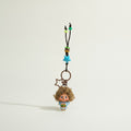 Cute Doll Hamburger Keychain Charm – novelty & toys (view 1)
