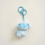 Cute Fluffy Dog Glasses Keychain – novelty & toys (view 1)