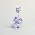 Fluffy Dog Keychain with Glasses – novelty & toys (view 1)