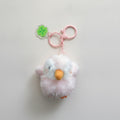 Adorable Fluffy Chick Clover Keychain – novelty & toys (view 1)