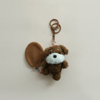 Cute Plush Dog Mini Pouch Keychain – novelty & toys (view 1)
