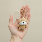 Fluffy Puppy Dog Keychain Bag Charm – novelty & toys (view 3)