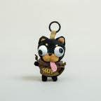 Cute Dog Plush Keychain Charm – novelty & toys (view 1)