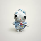 Funny Big Eye Cat Plush Keychain Charm – novelty & toys (view 1)