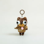 Plush Dog Rock Outfit Keychain – apparel accessories (view 1)