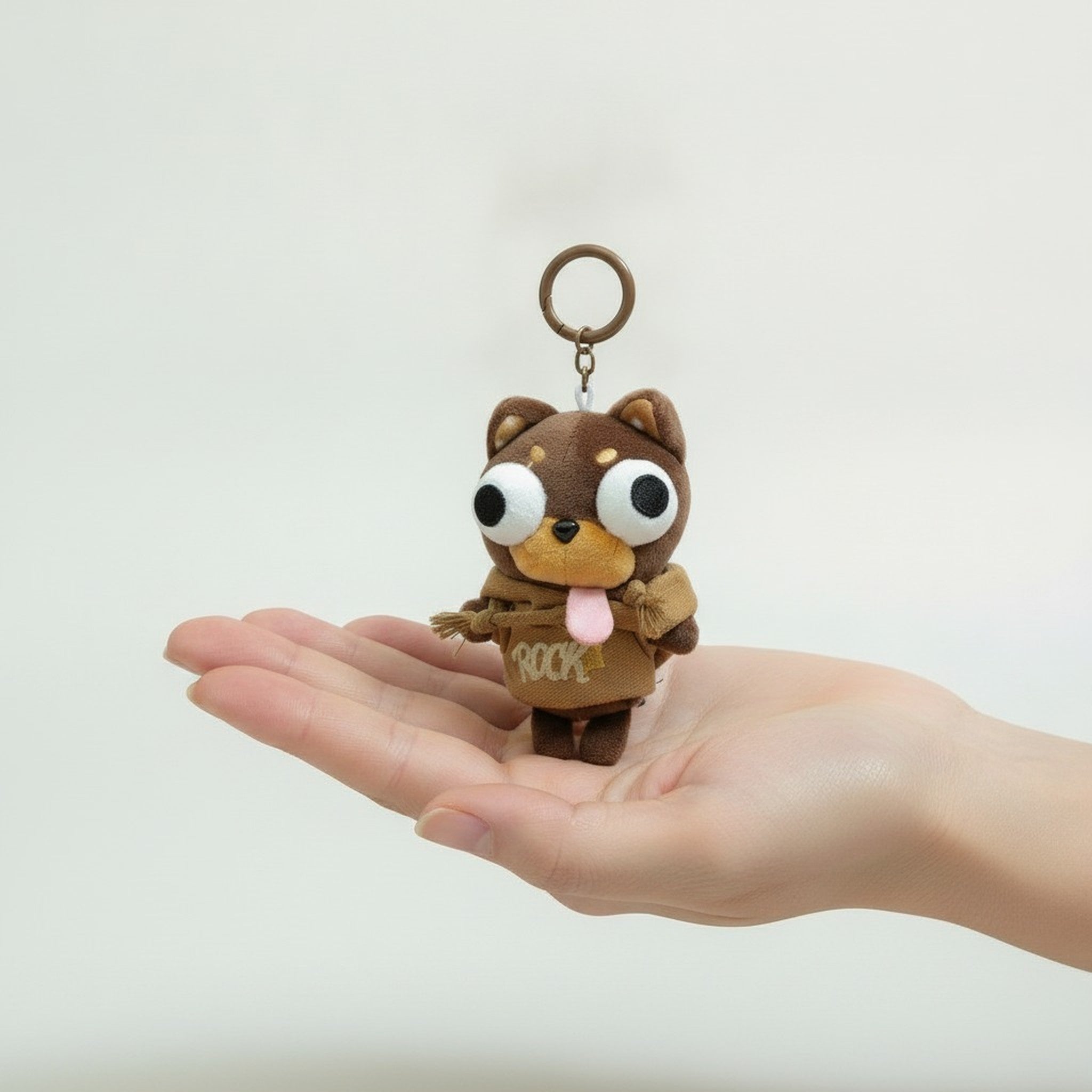Plush Dog Rock Outfit Keychain – apparel accessories (view 3)