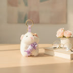 Cute Plush Hamster Candy Keychain – novelty & toys (view 2)