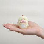Fluffy Pig Chick Costume Keychain – novelty & toys (view 3)