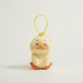 Kawaii Sad Duck Plush Keychain Charm – novelty & toys (view 1)
