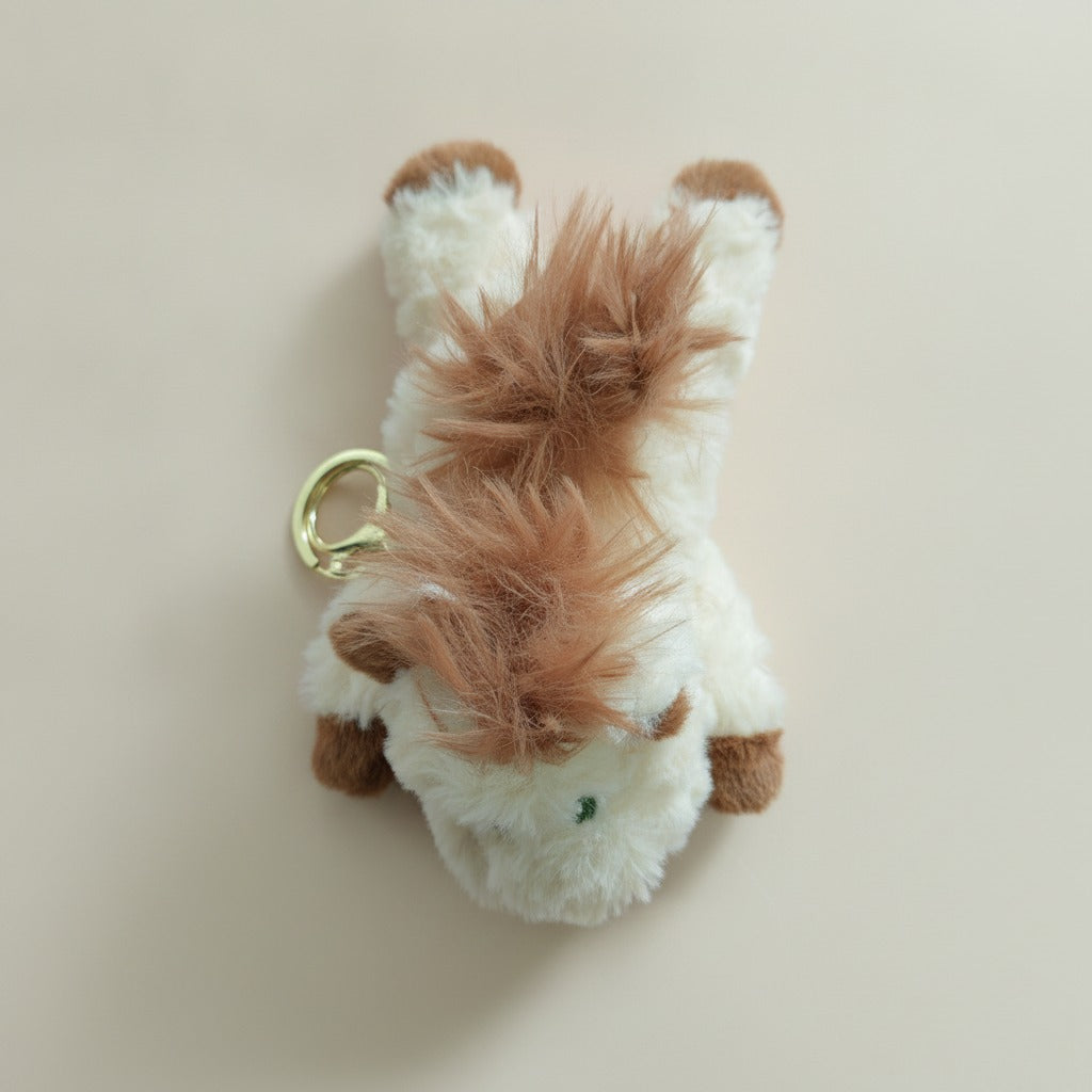 Plush Horse Keyring Charm – novelty & toys (view 1)
