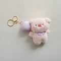 Cute Fluffy Pig and Egg Charm Keychain – novelty & toys (view 1)