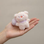 Cute Fluffy Pig and Egg Charm Keychain – novelty & toys (view 3)