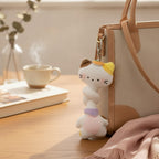 Cute Cat Knotted Plush Keychain – novelty & toys (view 2)