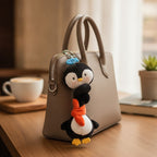 Cute Long Penguin Plush Keychain – novelty & toys (view 2)