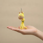 Cute Giraffe Plush Keychain – novelty & toys (view 3)