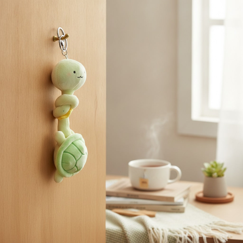 Cute Knotted Animal Plush Keychain – novelty & toys (view 2)