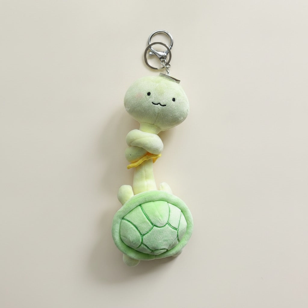 Cute Knotted Animal Plush Keychain – novelty & toys (view 1)