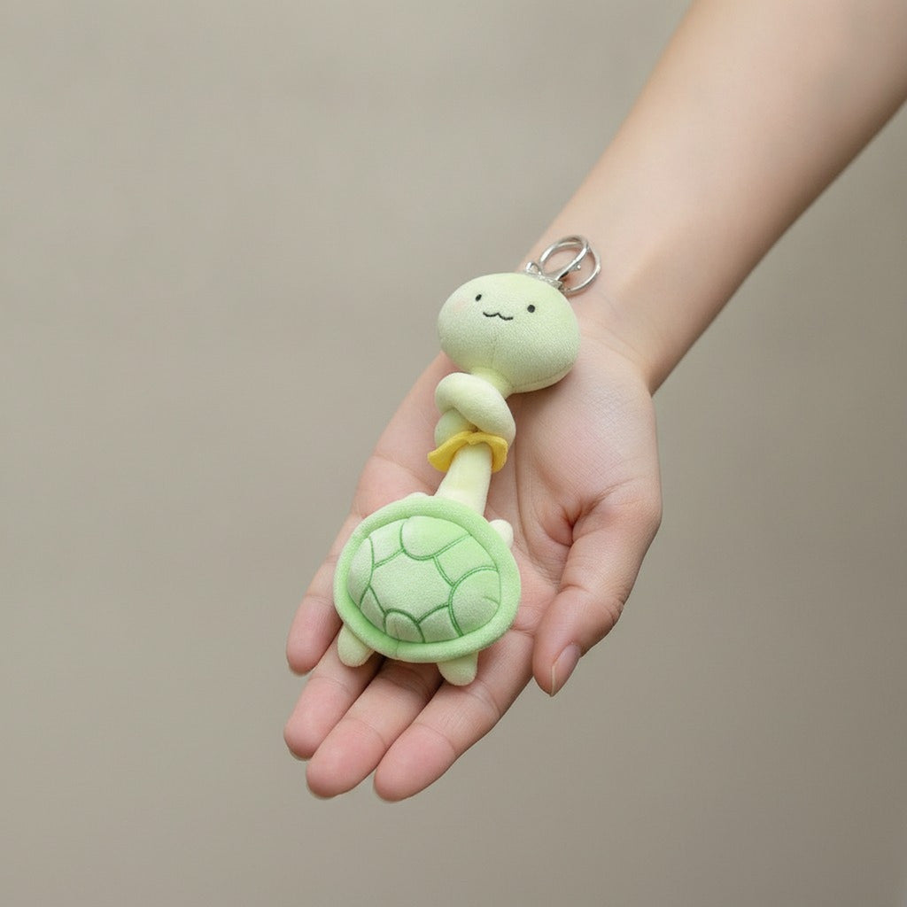 Cute Knotted Animal Plush Keychain – novelty & toys (view 3)