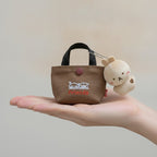 Friends Canvas Mini Bag with Bunny Keychain – bags & wallets (view 3)