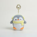 Fluffy Penguin Keychain with Earmuffs – novelty & toys (view 1)