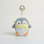Fluffy Penguin Keychain with Earmuffs – novelty & toys (view 1)