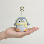 Fluffy Penguin Keychain with Earmuffs – novelty & toys (view 3)