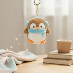 Winter Penguin Plush Charm Keychain – novelty & toys (view 2)