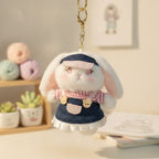 Cute Plush Bunny Keychain Bag Charm – novelty & toys (view 2)