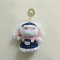 Cute Plush Bunny Keychain Bag Charm – novelty & toys (view 1)