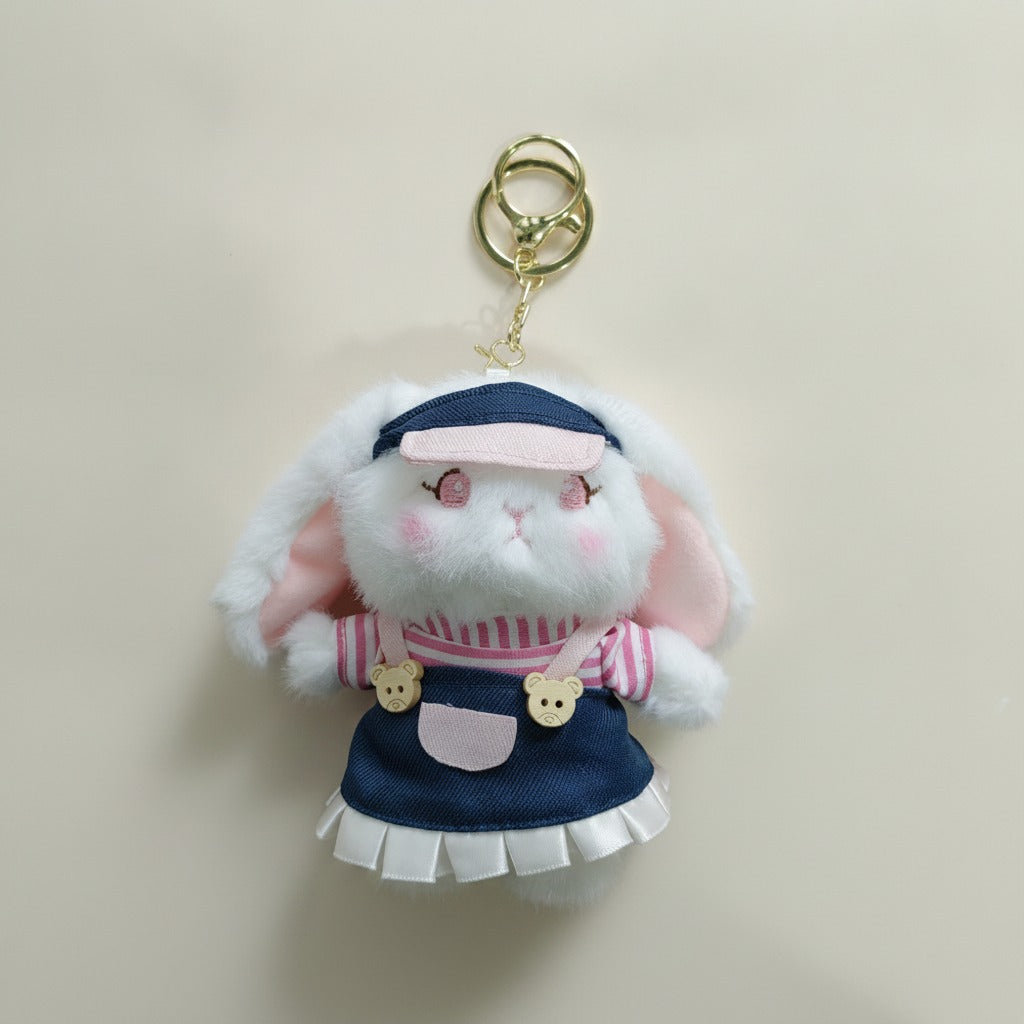 Cute Plush Bunny Keychain Bag Charm – novelty & toys (view 1)