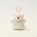 Fluffy Sleepy Bear Star Keychain – novelty & toys (view 1)