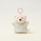 Fluffy Sleepy Bear Star Keychain – novelty & toys (view 1)