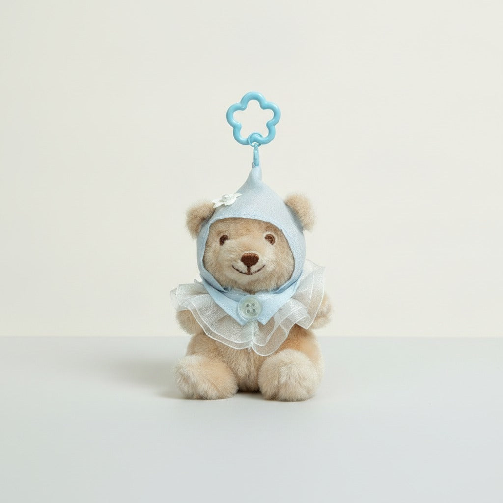 Cute Hooded Teddy Bear Plush Charm – novelty & toys (view 1)