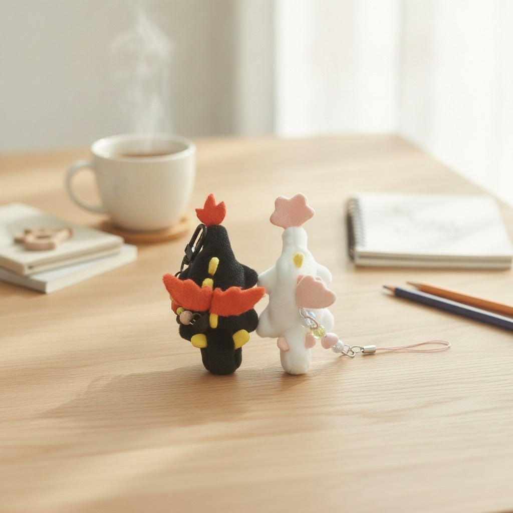 Fantasy Plush Character Keychains – novelty & toys (view 2)