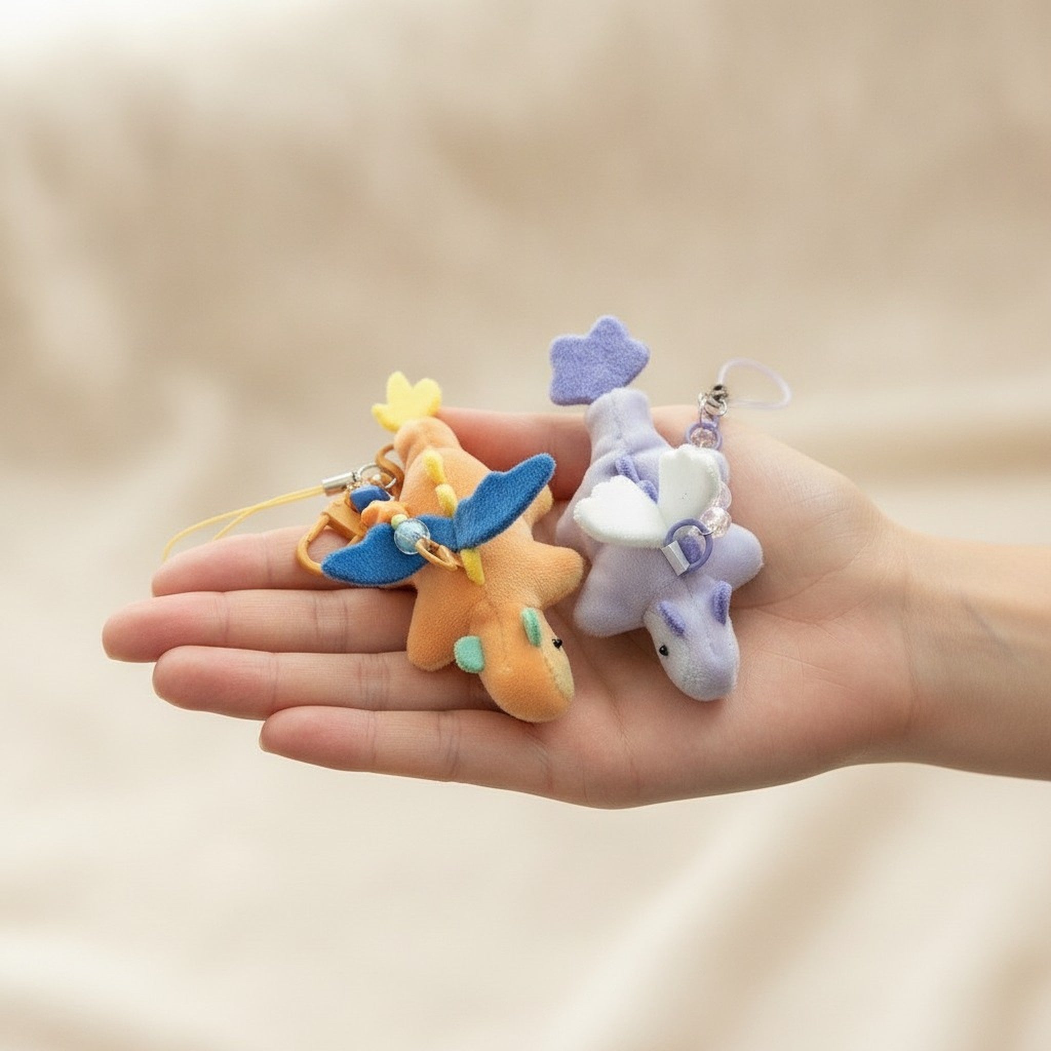 Adorable Dragon Plush Charms – novelty & toys (view 3)