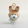 Cute Bread Bunny Plush Keychain – novelty & toys (view 1)